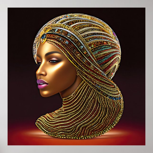 Herencia Africana hermosa: Arte de Historia Negra (Frente)