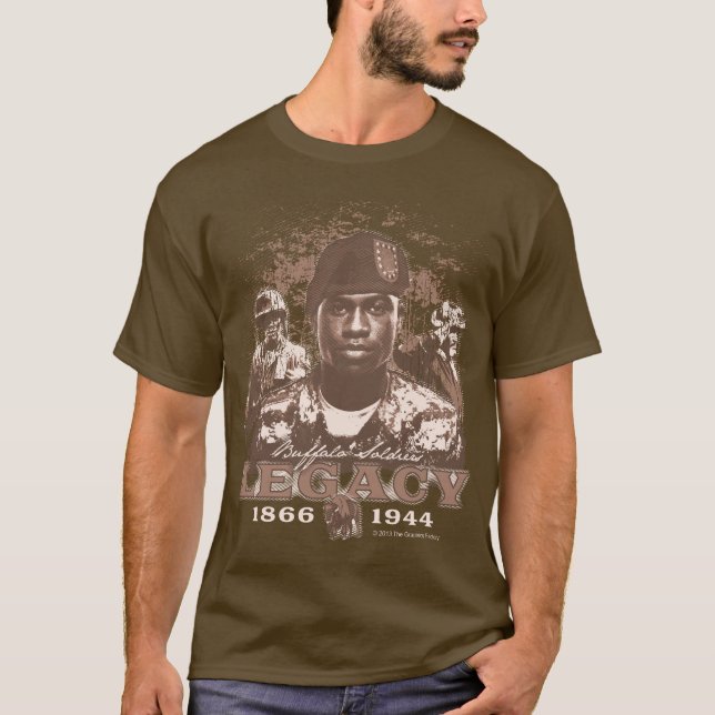 Herencia de los soldados del búfalo en la camiseta (Anverso)