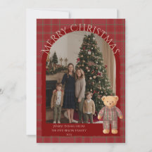 Heritage Holiday Bear Card