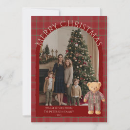 Heritage Holiday Bear Card