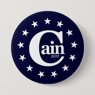 Herman Caín para el presidente 2012 3" botón de