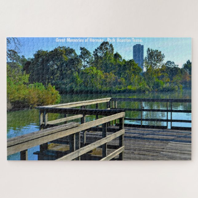 Herman Park Houston Texas. Rompecabezas (Horizontal)