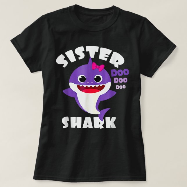 Hermana Camisa de Tiburón Hermana Tiburón Lover (Diseño del anverso)
