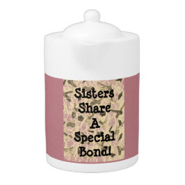 Hermana de Bows Flotantes Embellecida Tetera