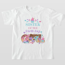 Hermana de la camisa de cumpleaños del crema de hi
