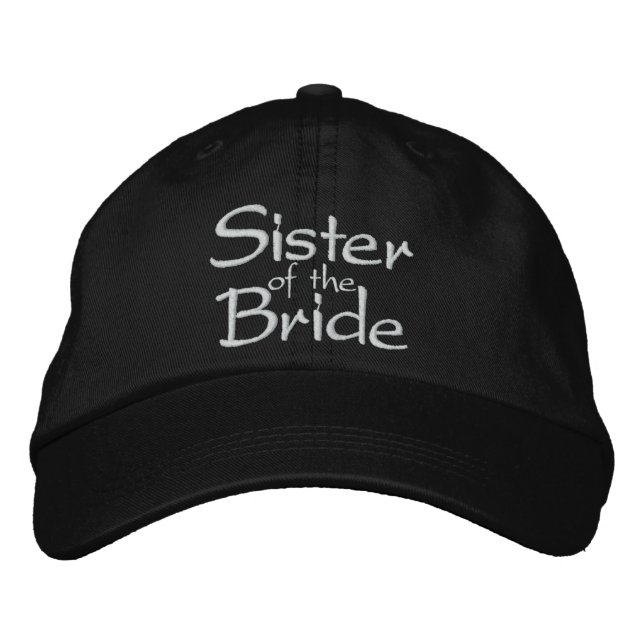 Hermana de la gorra del Boda bordado de novia (Anverso)