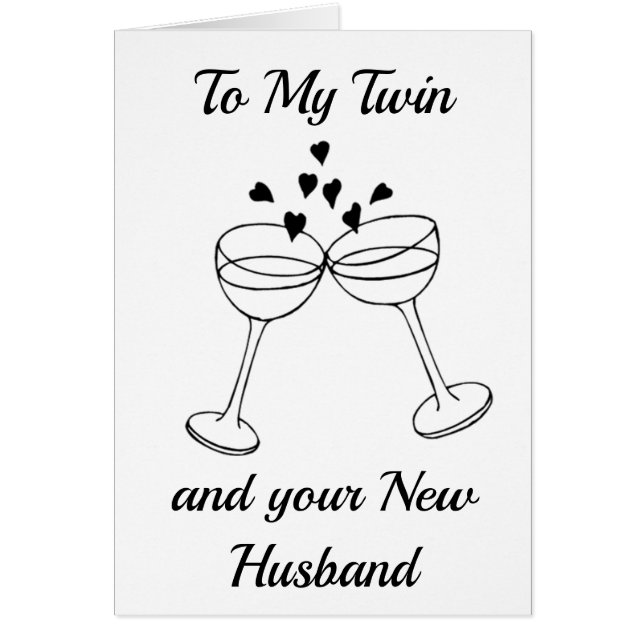 ***HERMANA DE TWIN*** CELEBRAR TU DÍA DE AMOR DE B (Frente)