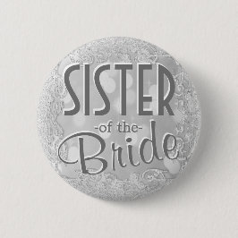 Hermana del botón de plata de novia