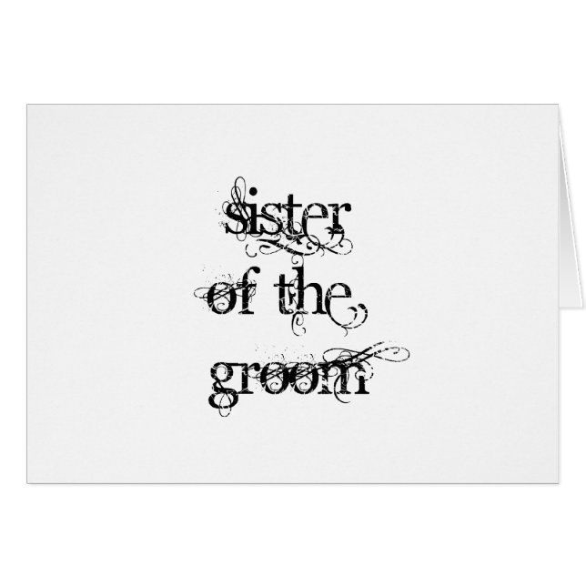 Hermana del Groom (Anverso (Horizontal))