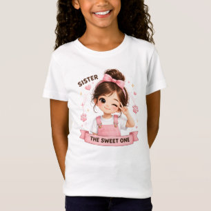 Hermana - Diseño de camiseta para familia lindo