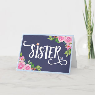 HERMANA: La palabra más bella gracias a tu tarjeta