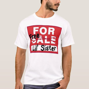 Hermana para la camiseta divertida de la venta