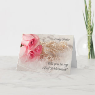 Hermana, principal invitación de la dama de honor