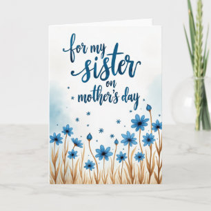 Hermana Querida Tarjeta del Día de la Madre con As