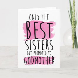 hermana usted será mi tarjeta de la madrina