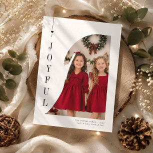 Hermana Vestido Rojo Alegre Navidad Foto
