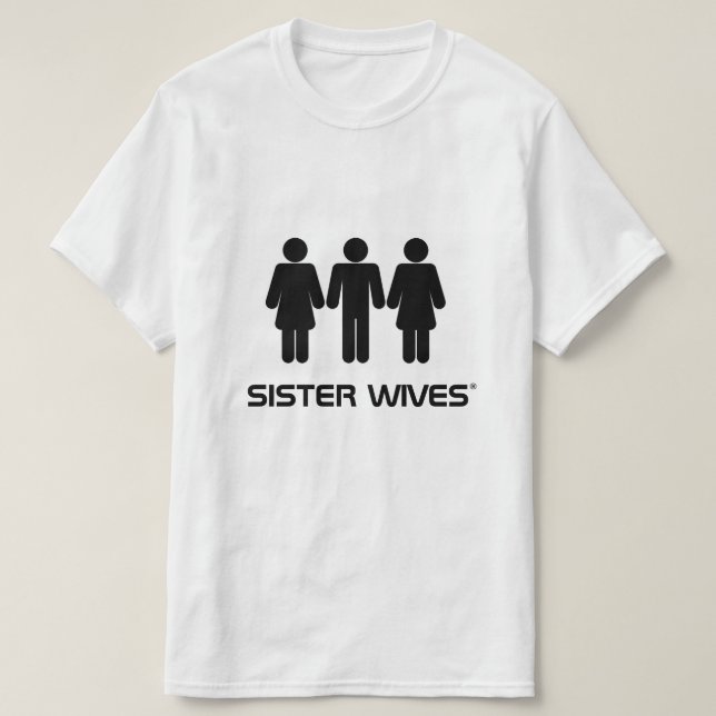Hermana Wives® - Camiseta de poligamia (Diseño del anverso)