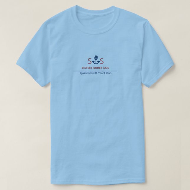 Hermanas bajo camiseta de Sail Unisex (Diseño del anverso)