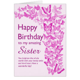 Hermanas Cumpleaños Butterflies