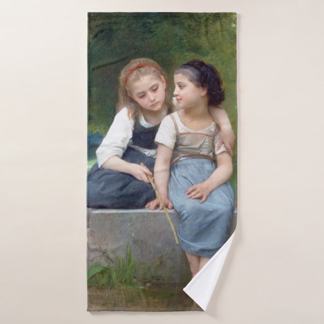 Hermanas de Bouguereau (Toalla de baño)
