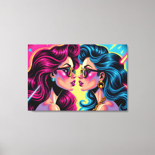Hermanas del rock de Glam - Arte pop eléctrico