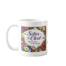 Hermanas en Cristo Taza de Café Personalizada