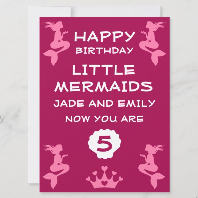 Hermanas gemelas de Sirena (Anverso)