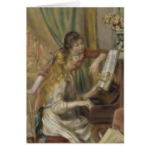 Hermanas jugando al piano