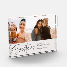 Hermanas modernas conservan dos fotos de crema pál