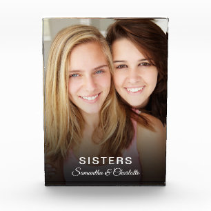 hermanas personalizado foto bloque de fotos person