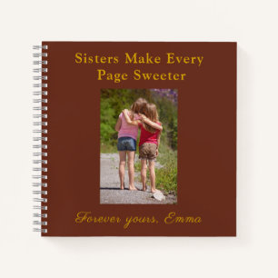 Hermanas por Siempre – Cuaderno Personalizado con