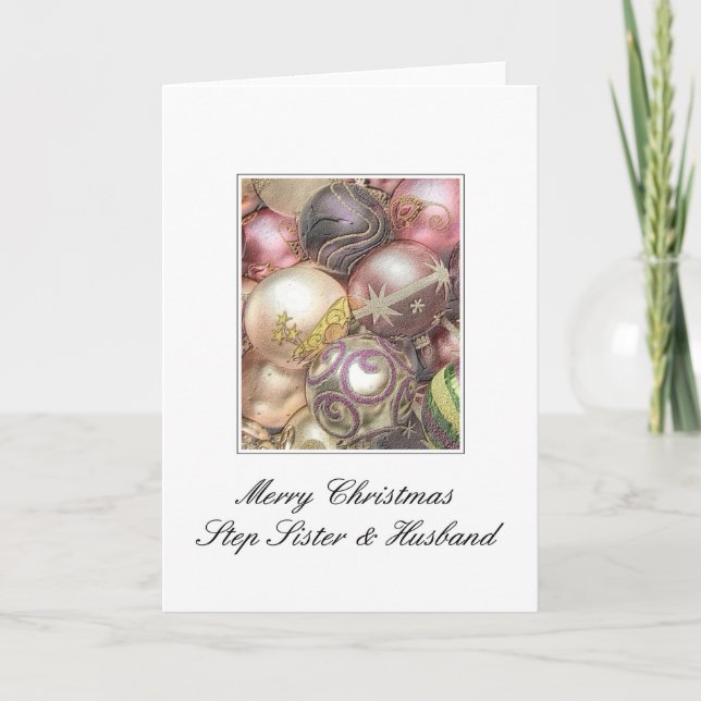 Hermandad de paso y tarjeta de navidad para marido (Anverso)