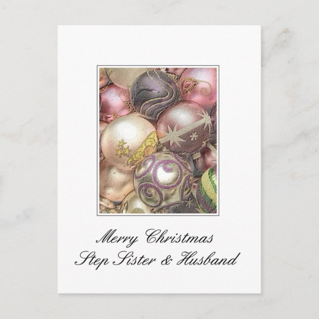 Hermandad de paso y tarjeta de navidad para marido (Anverso)