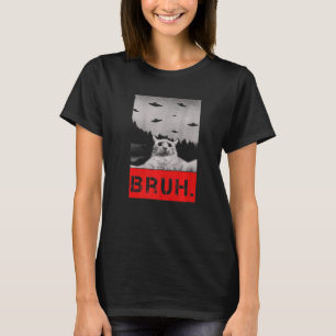 Hermano. Camiseta de gato de meme divertido regalo