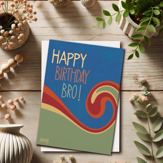 Hermano Cumpleaños Tarjeta de Inespiritividad Resu (Subido por el creador)