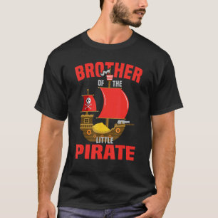Hermano de la camiseta de cumpleaños pirata Matchi