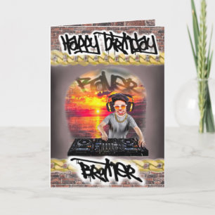 Hermano de tarjeta de cumpleaños
