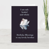 Hermano de tarjeta de cumpleaños espiritual, o REL