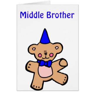 hermano del centro del oso de peluche