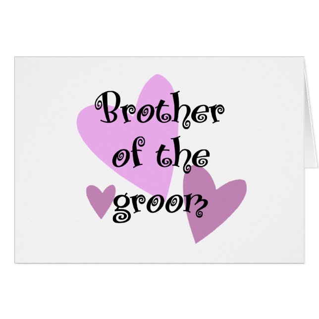 Hermano del Groom (Anverso (Horizontal))