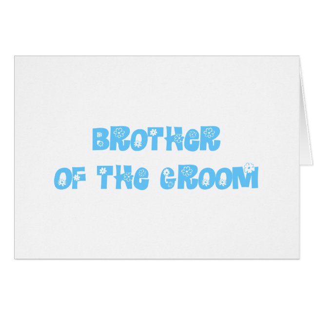 Hermano del Groom (Anverso (Horizontal))
