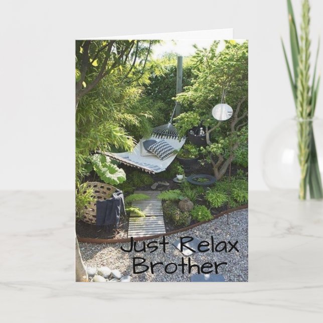 HERMANO DESEA TARJETA "FELIZ 50 DE CUMPLEAÑOS" (Anverso)