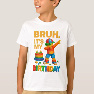 Hermano Es Mi Cumpleaños Camiseta Divertida de Lad