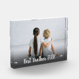 Hermano Foto Mejor Hermano Siempre Corazón Moderno