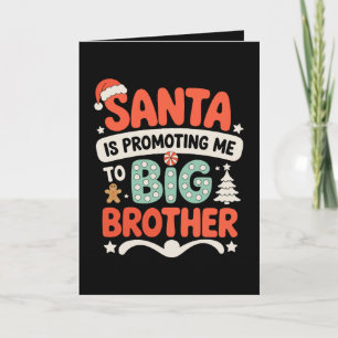 Hermano Mayor Gorro de Santa Anuncio de Navidad Xm