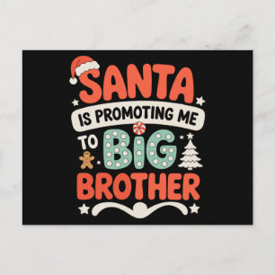 Hermano Mayor Gorro de Santa Anuncio de Navidad Xm