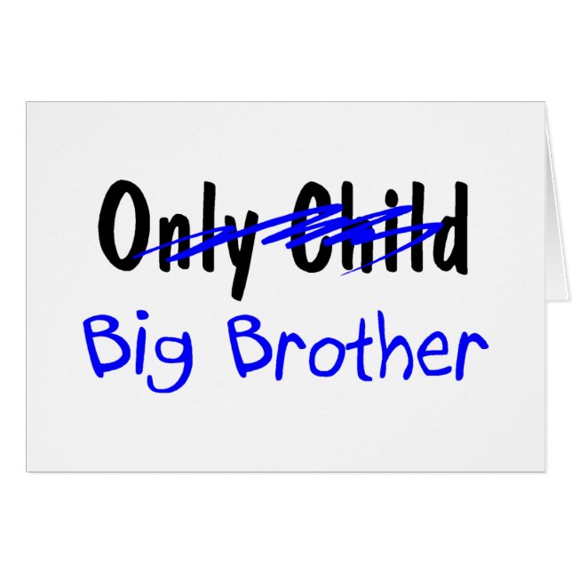 Hermano mayor (no más de hijo único) (Anverso (Horizontal))