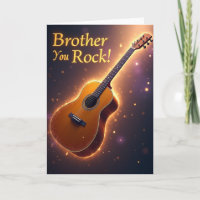 Hermano Musical Brillante Tú Rocks Tarjeta