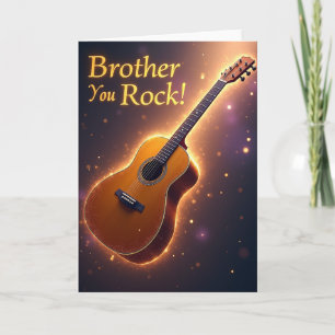Hermano Musical Brillante Tú Rocks Tarjeta