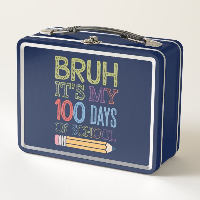 Hermano, son mis 100 días de escuela, divertido dí (Anverso)